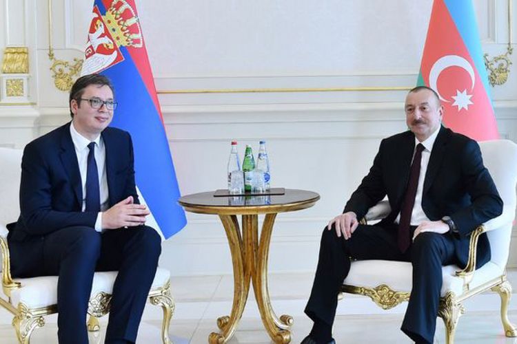 Aleksandr Vuçiç Prezident İlham Əliyevi təbrik edib