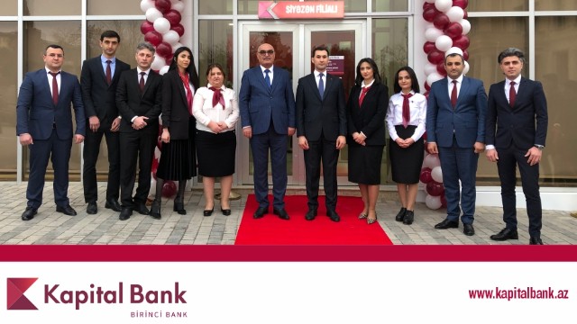 Kapital Bank yenilənən Siyəzən filialını istifadəyə verdi