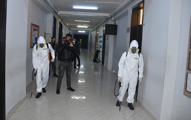 Bakı Avrasiya Universiteti dezinfeksiya edildi
