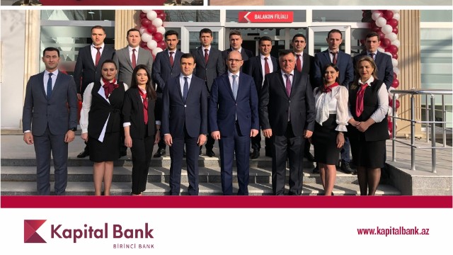 Kapital Bank yenilənən Balakən filialını istifadəyə verdi