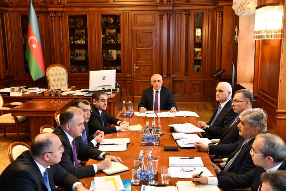 Nazirlər Kabinetində Prezidentin sərəncamı ilə bağlı iclas keçirildi