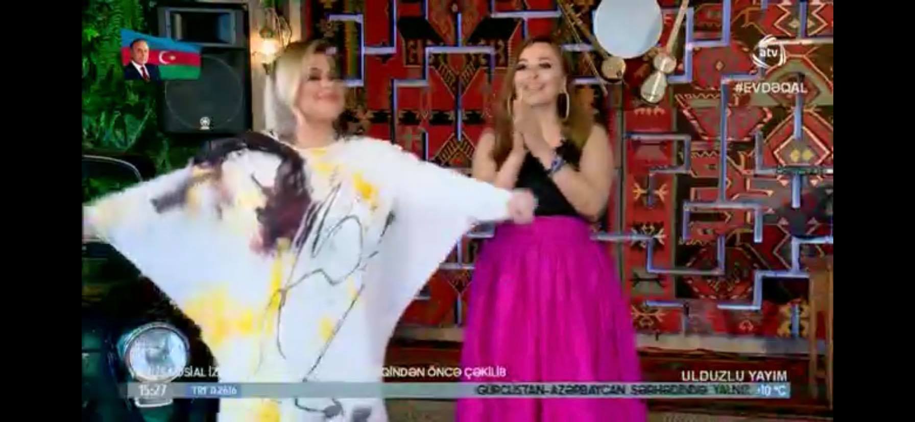 ATV #evdəqal həştəqini loqosu ilə eyniləşdirdi