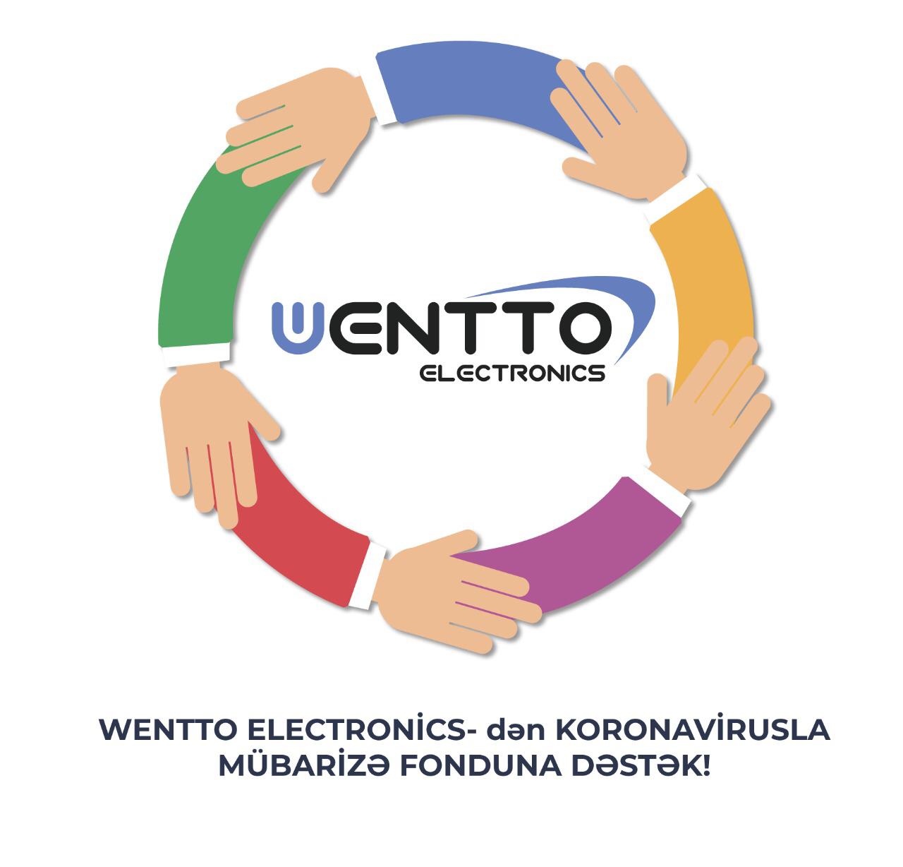 "WENTTO ELECTRONİCS"-dən Koronavirusla Mübarizə Fonduna Dəstək