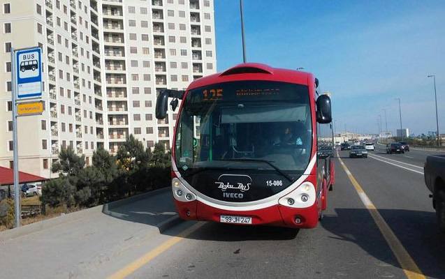 Üç sərnişin avtobusunun hərəkət sxemi dəyişdirildi