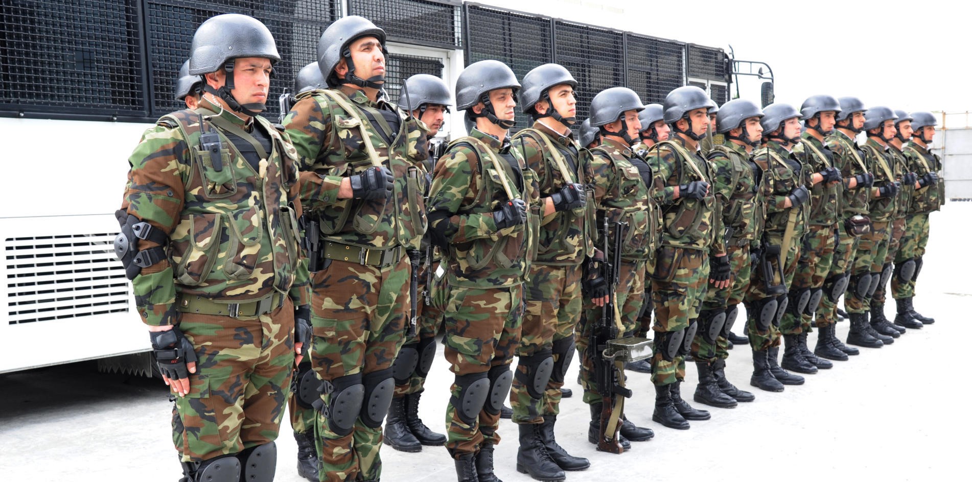 Bakıda Daxili Qoşunların hərbi qulluqçuları polislə birgə xidmətə cəlb edildilər