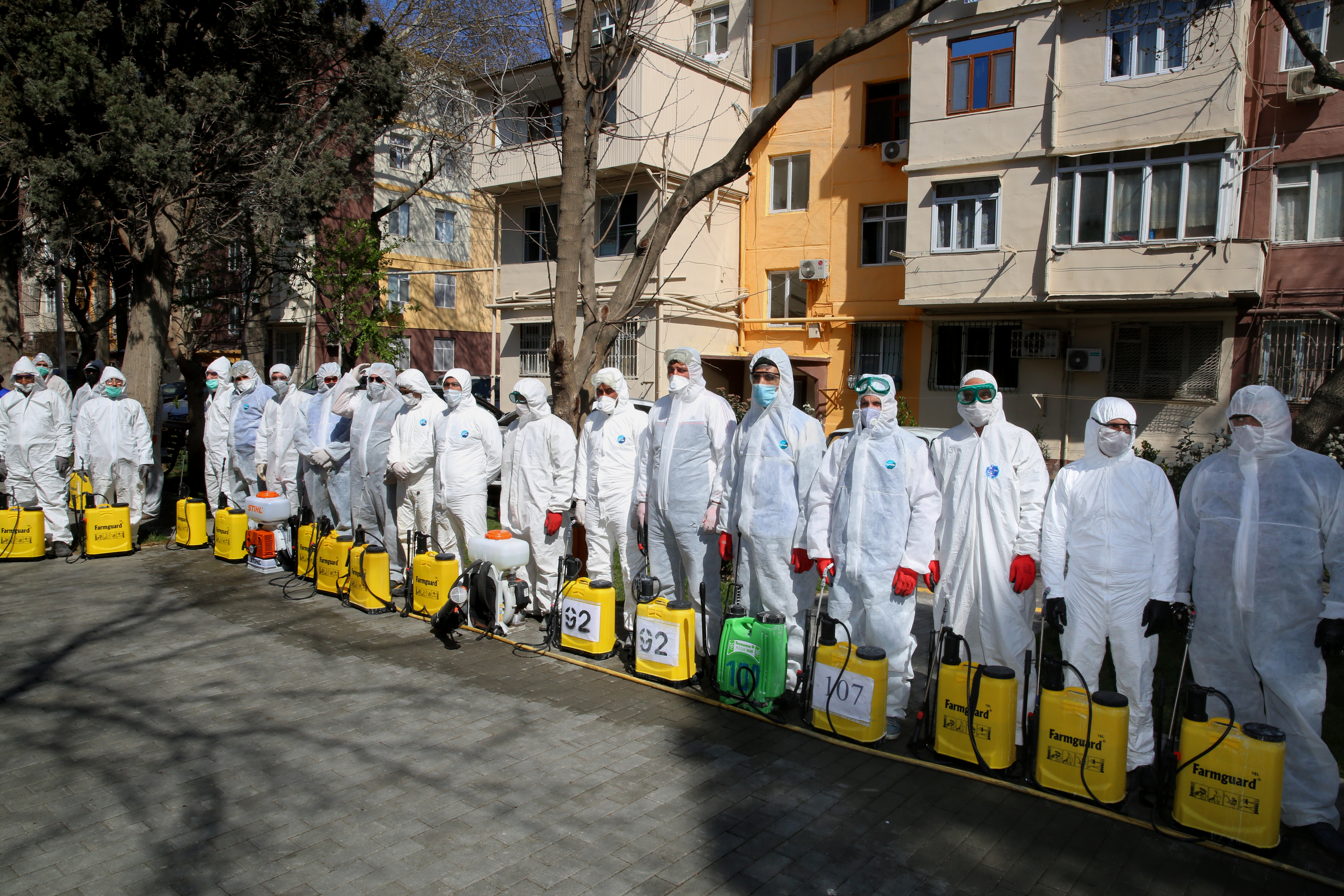 Binəqədi rayonunda koronavirusla mübarizə tədbirləri davam etdirilir
