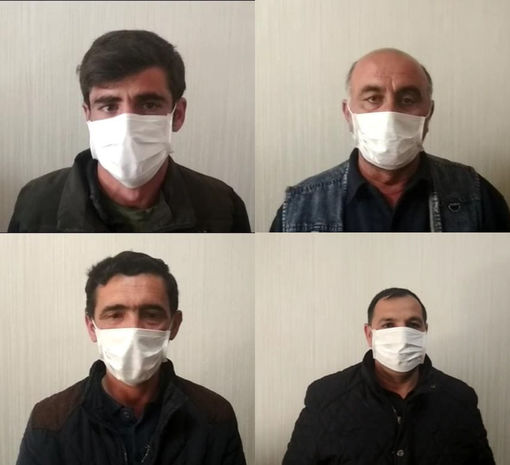 Karantin rejimini pozub xaş yeməyə getdilər, polisə yaxalandılar - FOTO