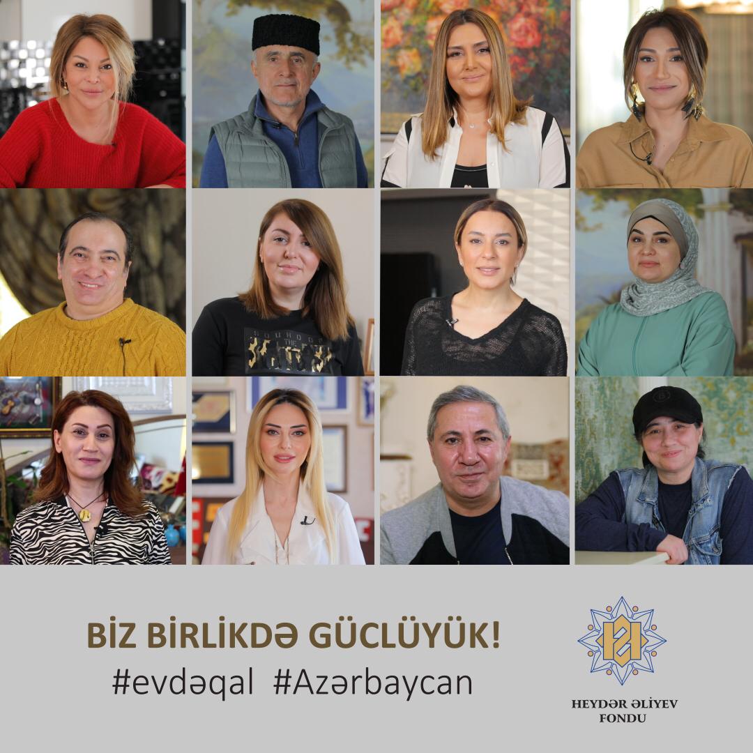 Heydər Əliyev Fondunun layihəsi: “Həyatın dəyərlidir, Evdə Qal Azərbaycan” - VİDEO