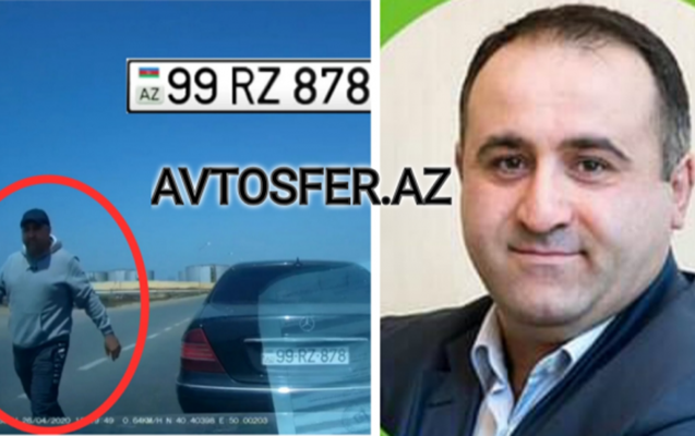 Maşının qabağını kəsən sürücü 10 sutka həbs edildi