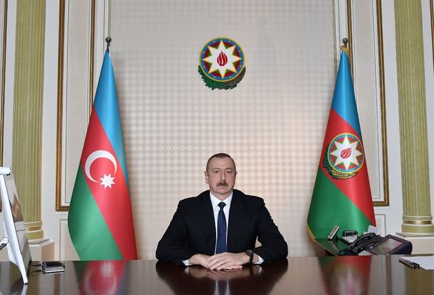 İlham Əliyev yeni baş prokuroru videoformatda qəbul etdi - FOTO