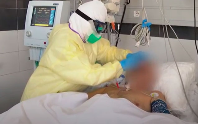 AzTV Azərbaycanda ən ağır koronavirus xəstələrinin görüntülərini yaydı - VİDEO