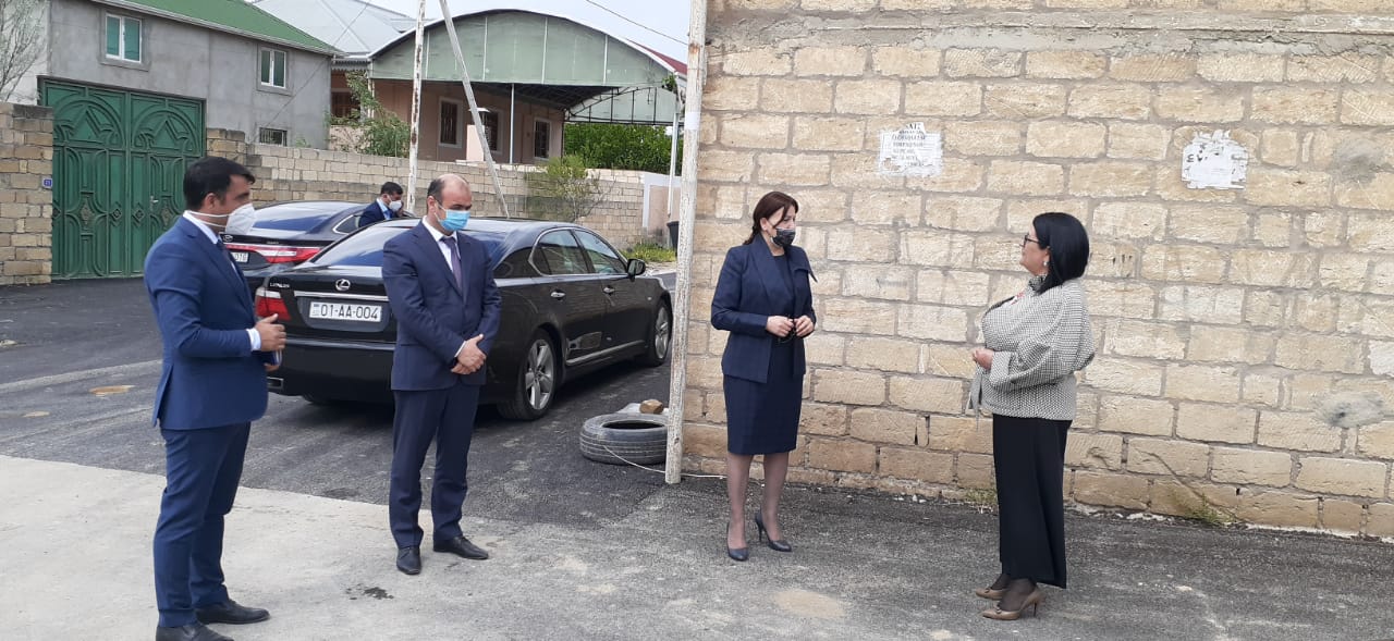 İradə Gülməmmədova Saray qəsəbəsində əhali arasında təbliğat apardı - FOTO