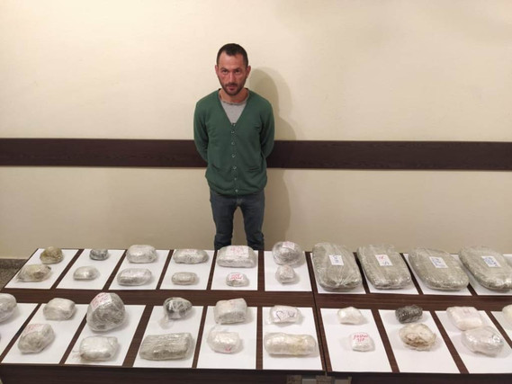 İrandan Azərbaycana 23 kq-a yaxın narkotik gətirilməsinin qarşısı alınıb