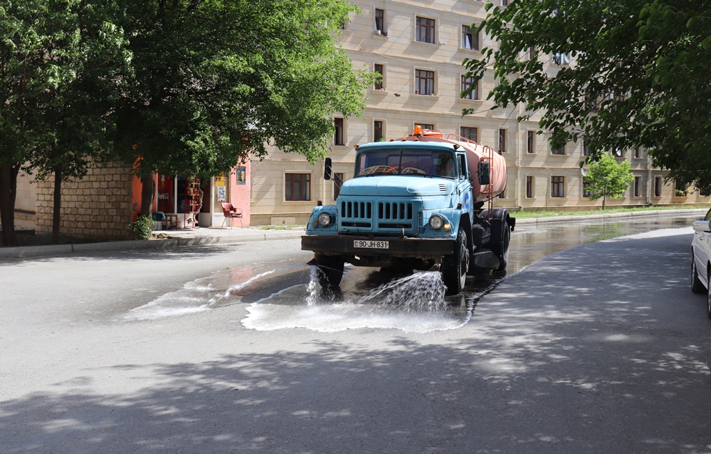 Naftalanda koronavirusun qarşısının alınması məqsədilə tədbirlər davam etdirilir - FOTOLAR