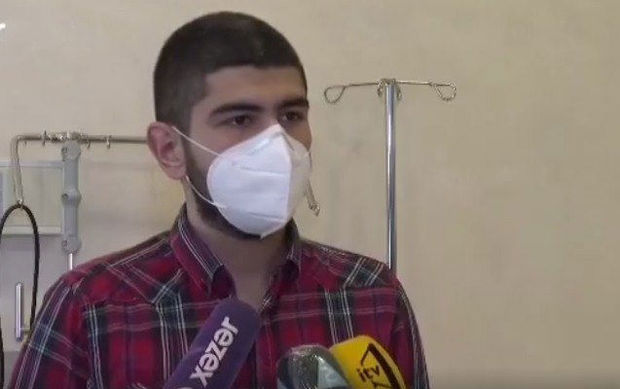 Azərbaycanda koronavirusdan sağalmış şəxs digər sağalanlara müraciət etdi - VİDEO