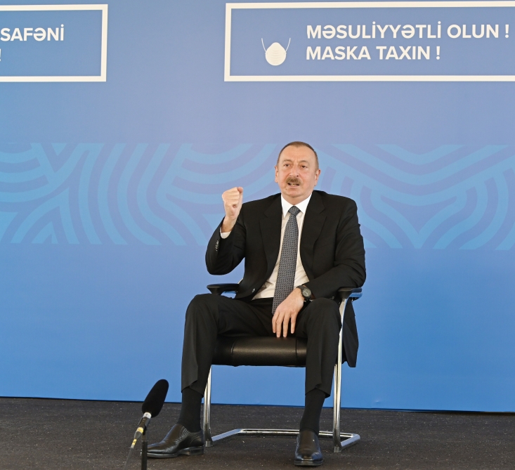 İlham Əliyev: "Biz heç kimdən yardım almırıq, heç kimdən yardım istəmirik"