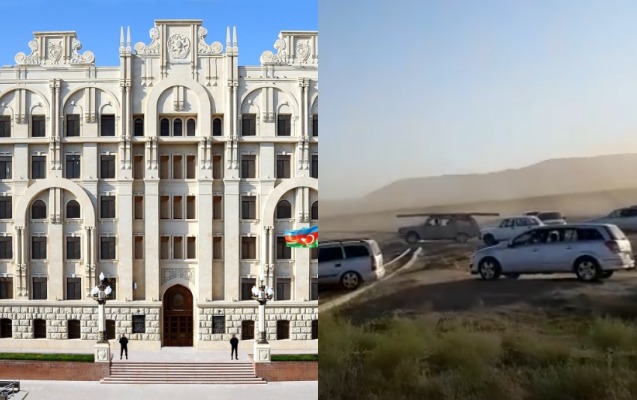 İcazəsi olmadan torpaq yolla Bakıdan çıxmaq istəyənlər cərimələndi - RƏSMİ AÇIQLAMA