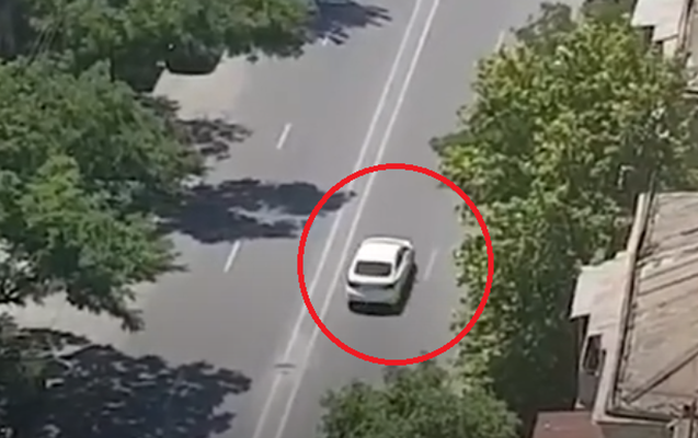 Polis karantin günü videosu yayılan bu sürücünü axtarır - VİDEO