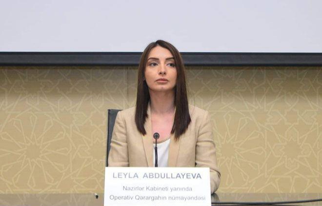 Leyla Abdullayeva: "Azərbaycan sərhədləri avqustun 1-dək bağlı qalacaq"