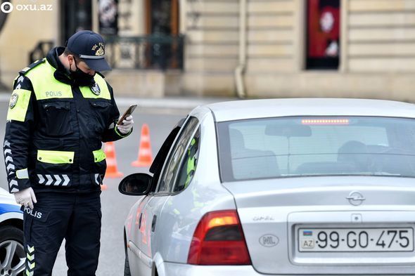 Yol polisi karantin postlarında sıxlığı aradan qaldırmaq üçün xüsusi vasitələri işə saldı