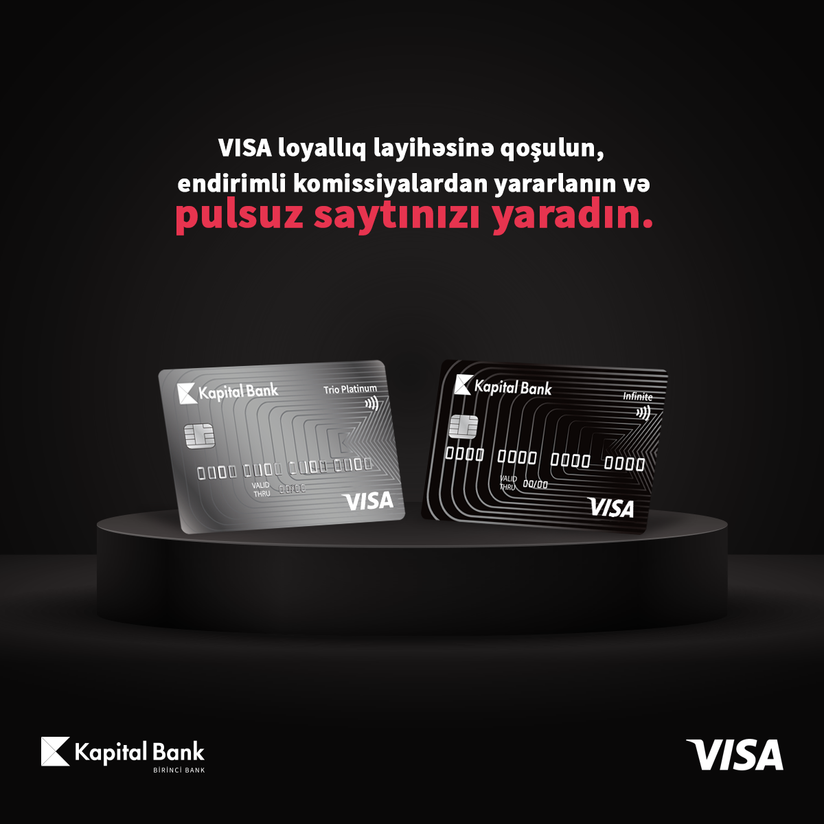 Kapital Bank Visa kartlarına endirim verən partnyorlara əlverişli imkanlar təqdim edir