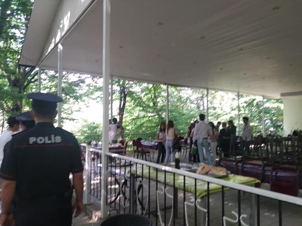 Qubada “Son zəng” şənliyi təşkil edənlər cərimələndi - FOTO