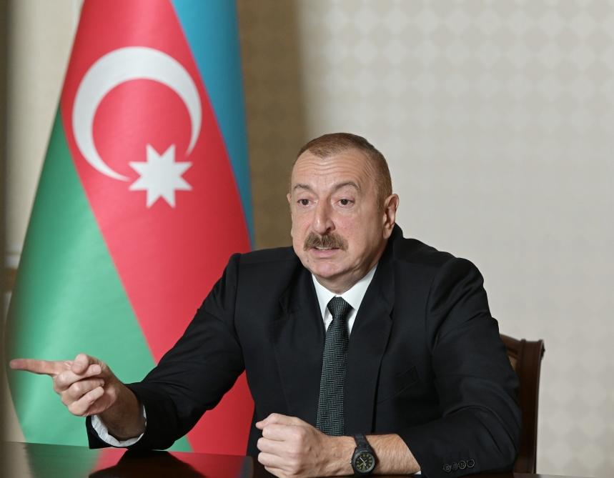 İlham Əliyev: “Sarsıdıcı zərbələr Ermənistan ordusuna yaxşı dərs oldu”