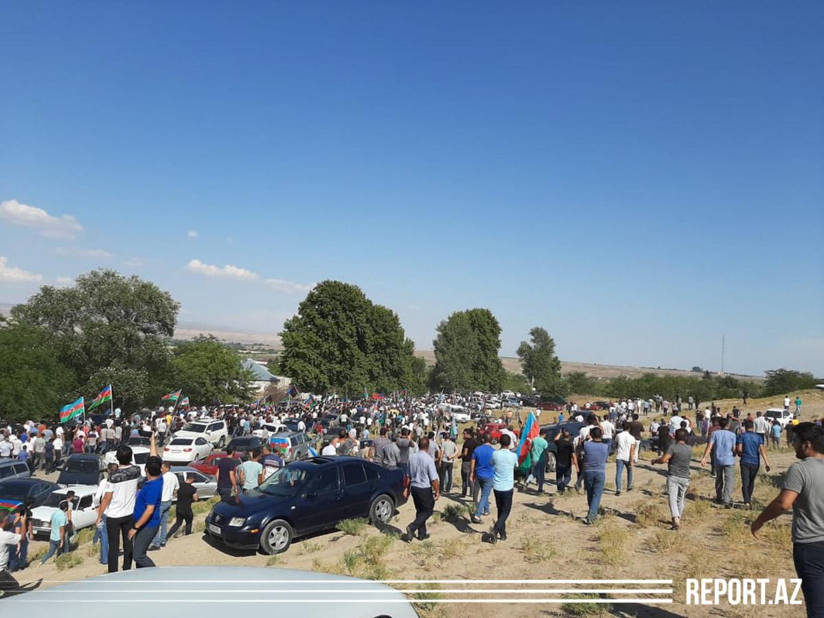 Azərbaycan Ordusunun şəhid əsgəri dəfn edildi- FOTO