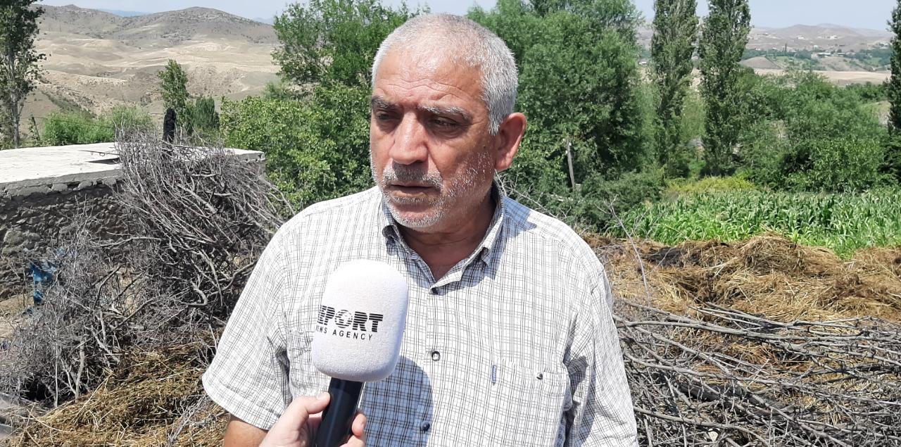 Ermənilərin atdığı mərmi Tovuz sakininin həyətinə düşdü: "Möcüzə nəticəsində sağ qaldım"