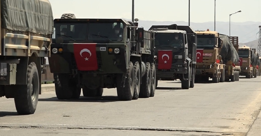 Türkiyə hərbçiləri Naxçıvana gəldi - VİDEO