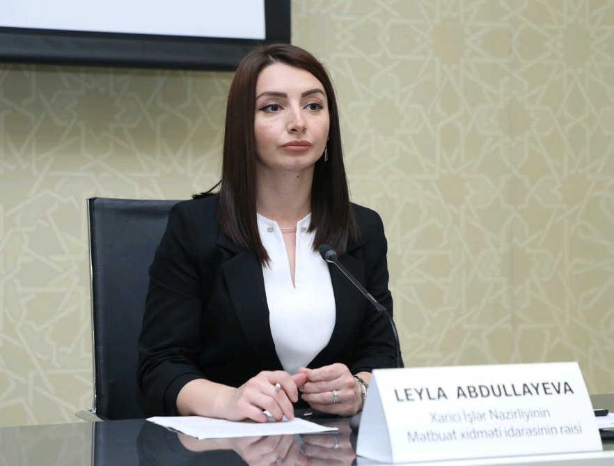 Leyla Abdullayeva: Ermənistan qoşunları Azərbaycanın bütün işğal olunmuş ərazilərindən çıxarılmalıdır"