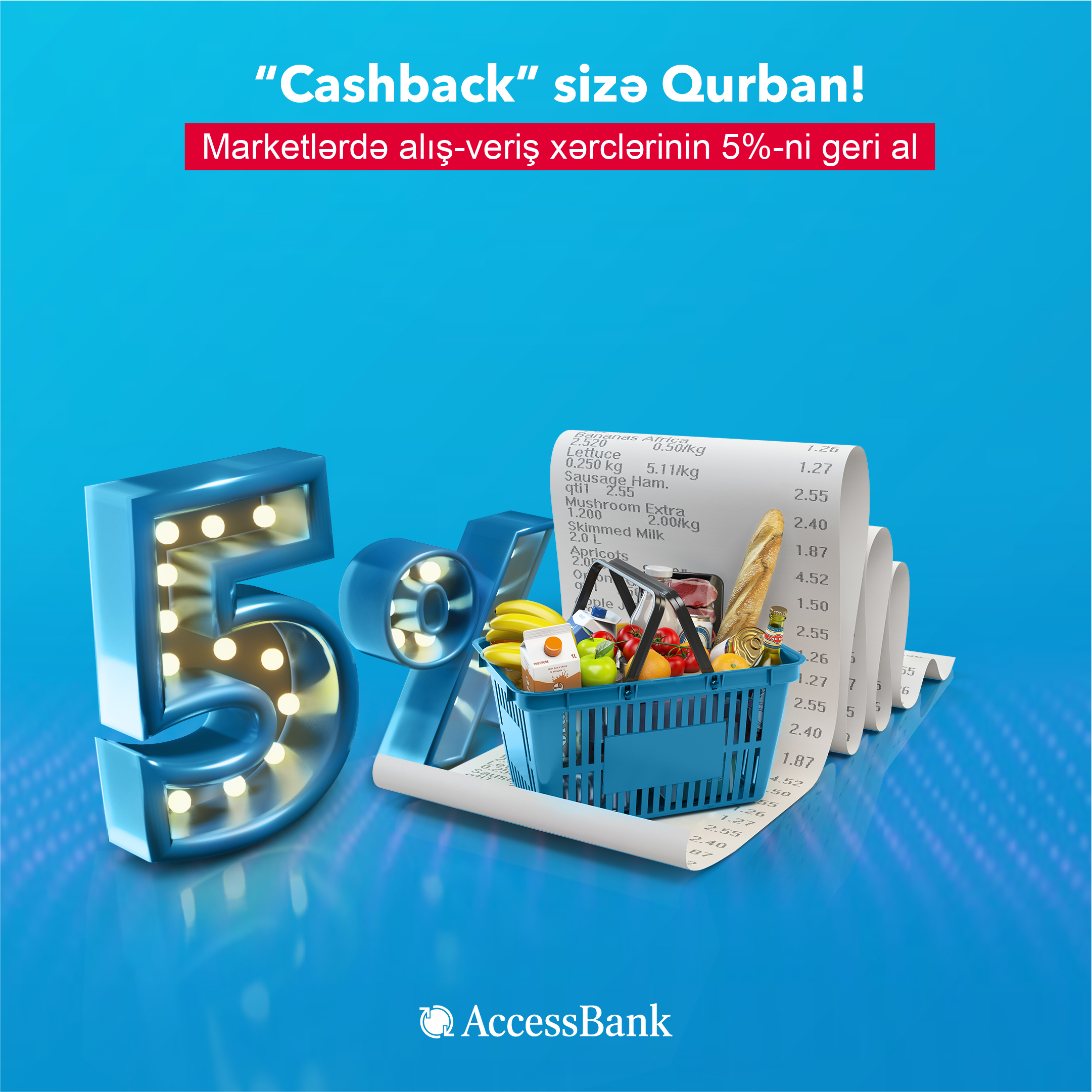 “AccessBank”dan Qurban bayramı münasibətilə 5% “cashback”!