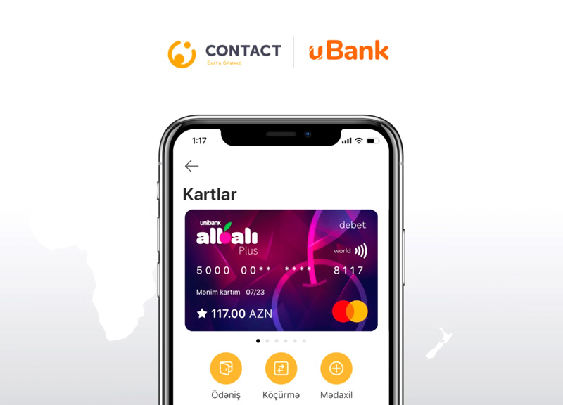 uBankdan yeni imkan: Sizə “Contact” ilə göndərilən pulu banka getmədən alın!