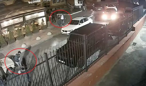 Kiyevdə erməninin azərbaycanlı tələbələrə silahlı hücumunun görüntüləri ortaya çıxıb - VİDEO