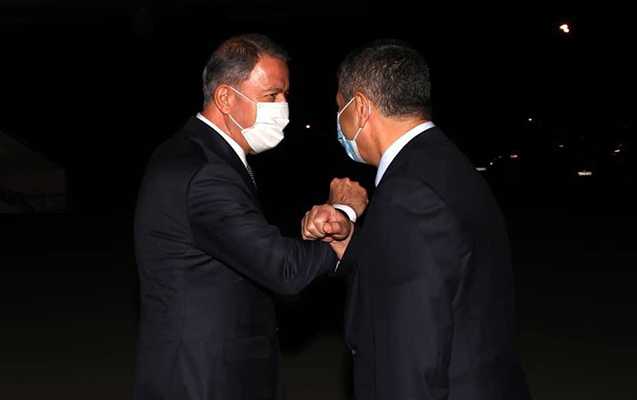 Hulusi Akarı Zakir Həsənov qarşıladı - Foto