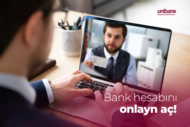 Cəmi 15 dəqiqəyə Unibankda onlayn sahibkar hesabı aç!