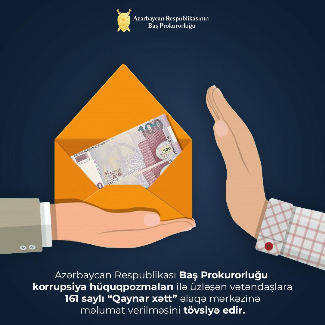 Baş prokurorluq əhaliyə müraciət etdi