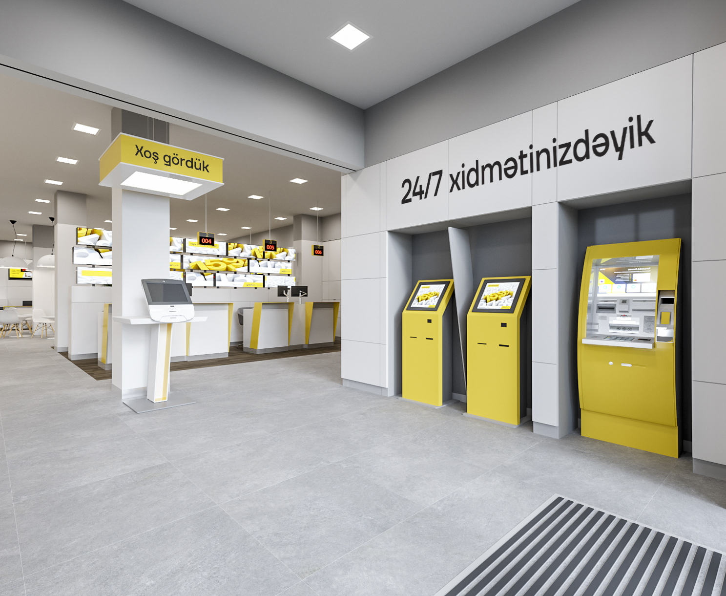 Yelo Bank yeni konseptdə filialın açılışına hazırlaşır - FOTOLAR