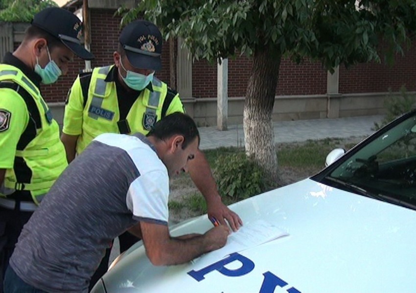 Kürdəmir polisi velosipedçilərə qarşı reyd keçirib - VİDEO