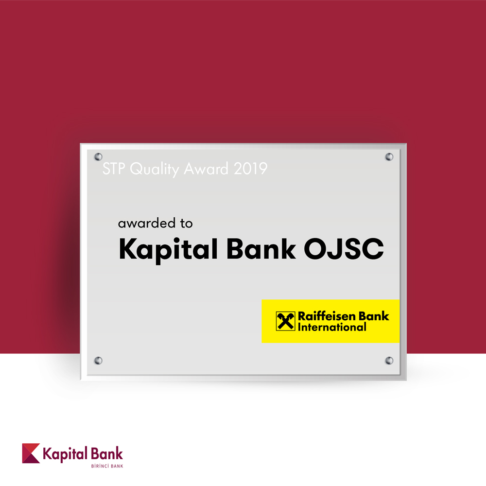 Kapital Bank Raiffeisen Bank International tərəfindən mükafatlandırılıb