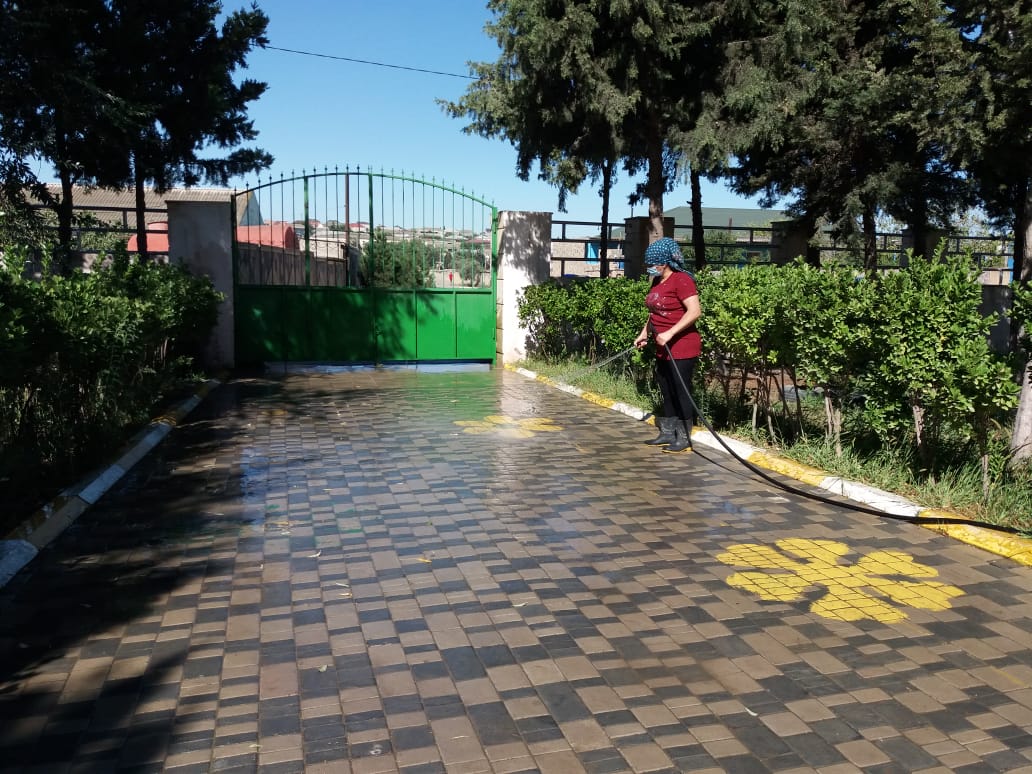 Abşeronda bağçalar dezinfeksiya edilir – açılışa hazırlanır