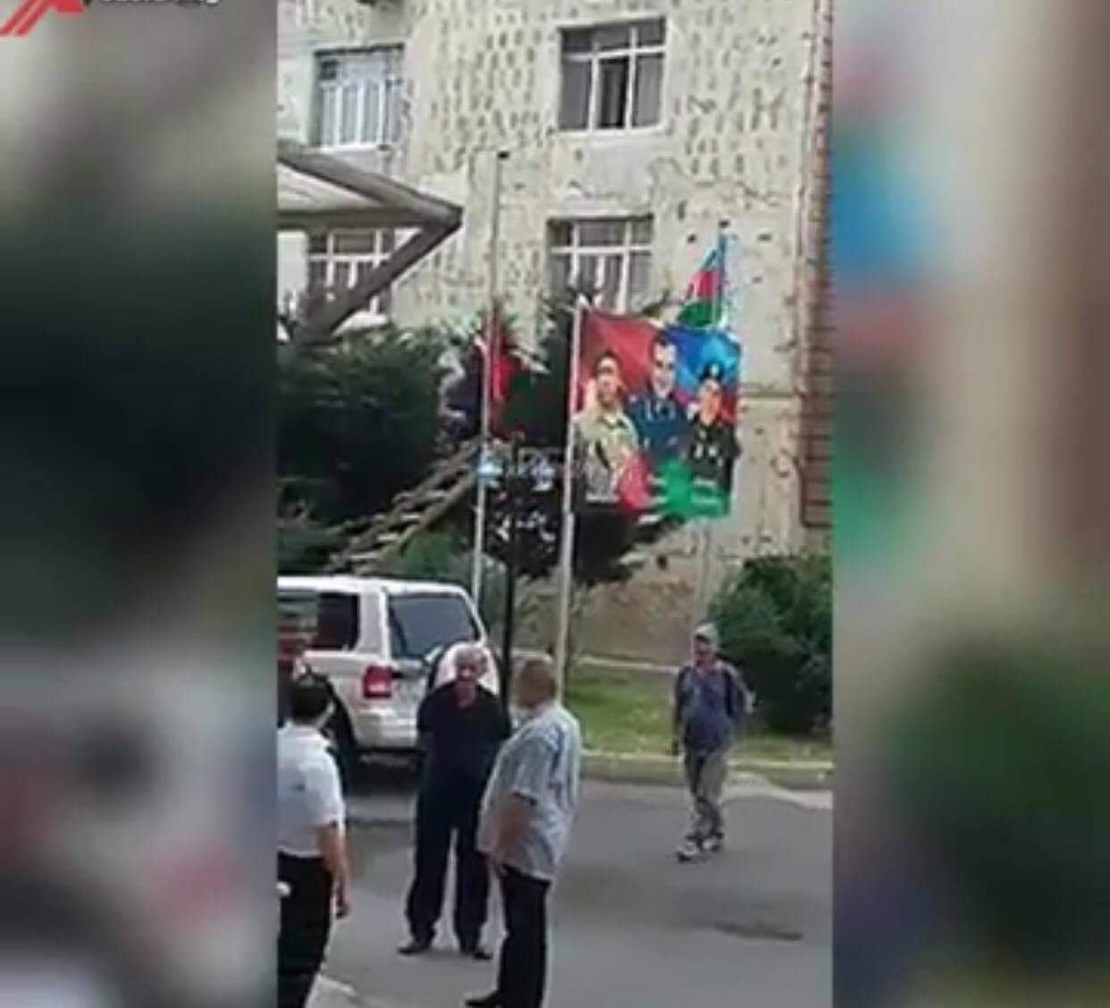 Sumqayıtda Türkiyə bayrağını endirməyə cəhd ediblər? - AÇIQLAMA