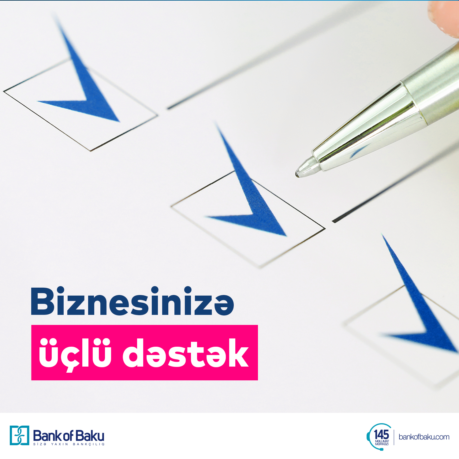 Bank of Baku-dan biznesə 3-lü DƏSTƏK!