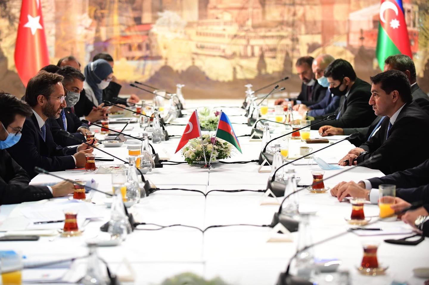 Hikmət Hacıyevin rəhbərlik etdiyi nümayəndə heyəti İstanbulda səfərdədir - FOTO