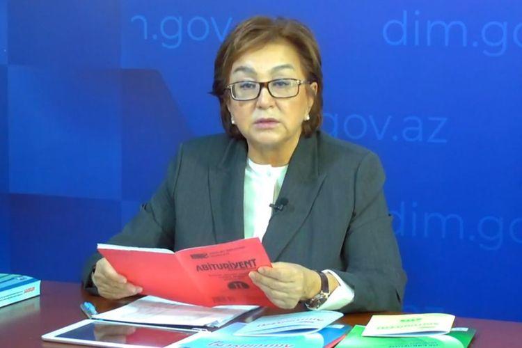 "Düzgün seçim eləsələr, hamısı qəbul olunacaq" - Məleykə Abbaszadə