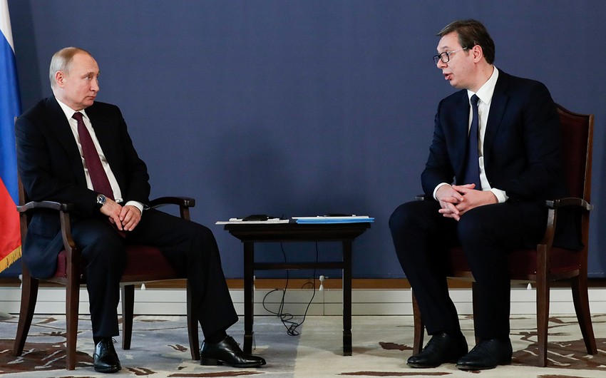 Rusiya prezidenti serbiyalı həmkarından üzr istədi
