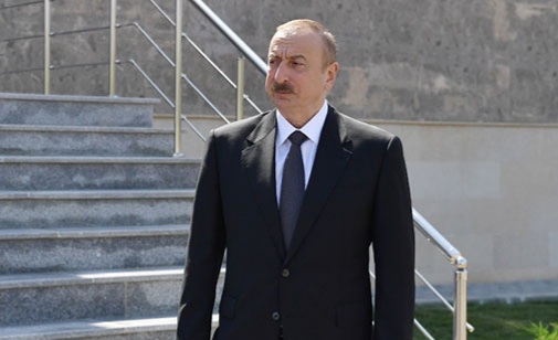 Prezident təməlqoyma mərasiminə qatıldı