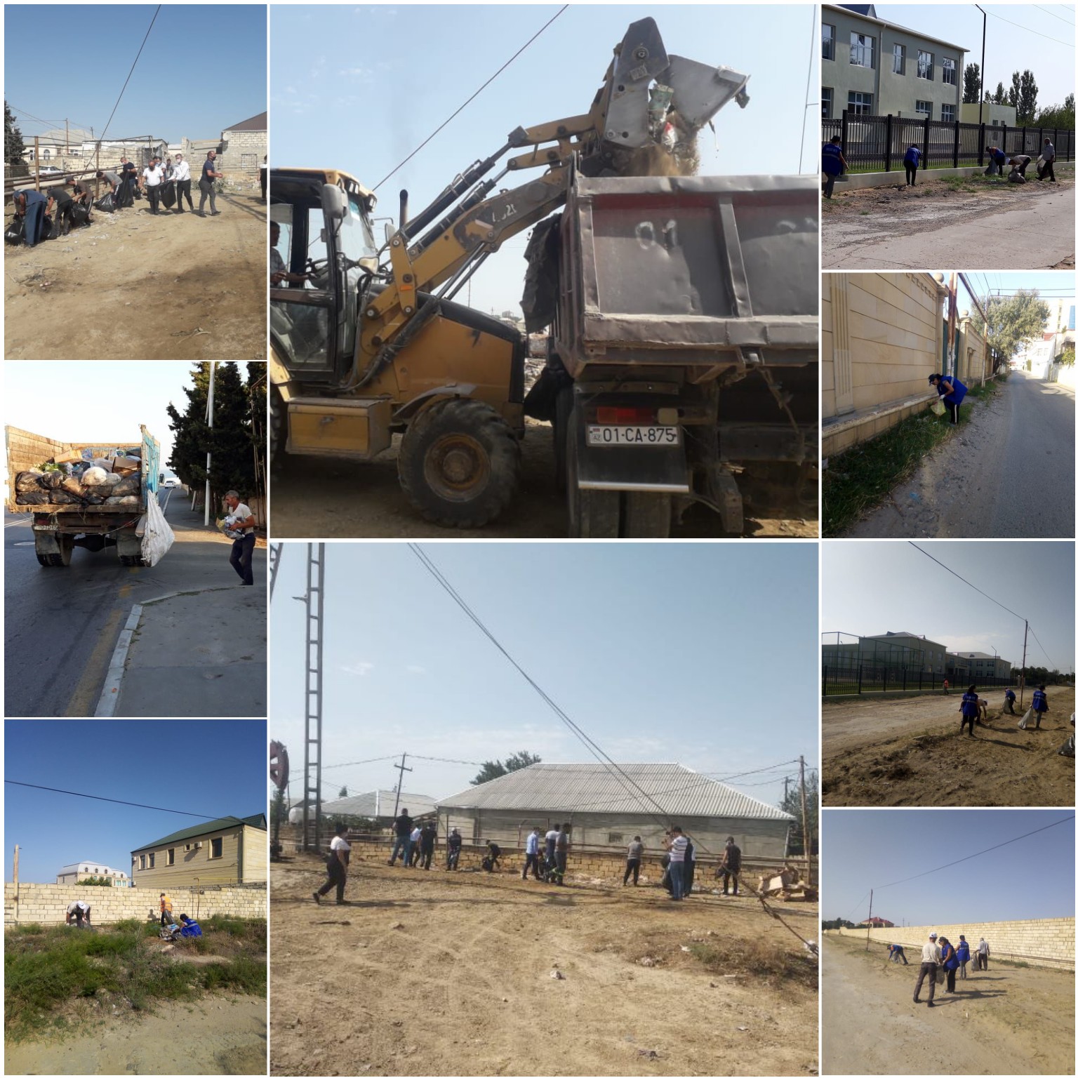 Binəqədi Rayonunda təmizlik işləri həyata keçirilir
