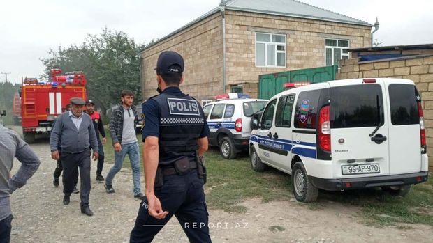 Qubanın kəndində ikinci yanğın başlayıb - FOTO