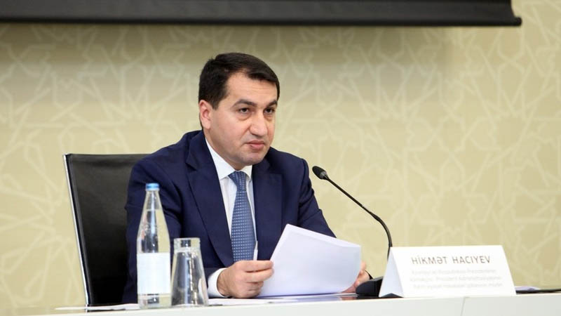 Hikmət Hacıyev: “Sosial şəbəkələrin Ermənistan seqmentində yayılmış məlumatlar tamamilə yalandır”